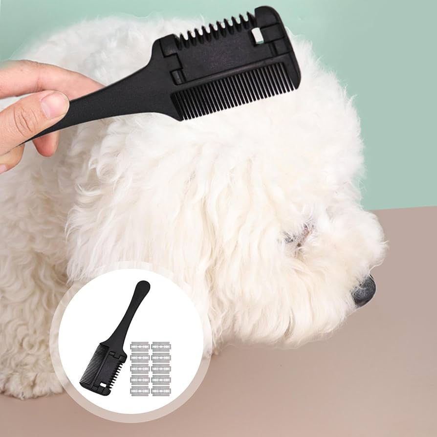 ペットの毛除去コーム 猫用脱毛コーム 犬用コーム レーキコーム 爪切りセット Amazon.co.jp: 犬猫用ヘアカッターコーム、ペット用カミソリ